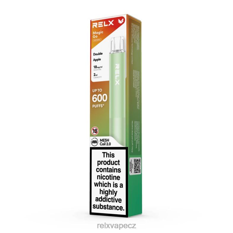 RELX Papieros Cena | RELX MagicGo ga600 dvojité jablko H2L2P50