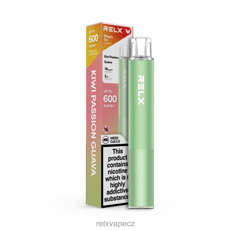 RELX Recenze | RELX MagicGo ga600 kiwi vášeň guava H2L2P48