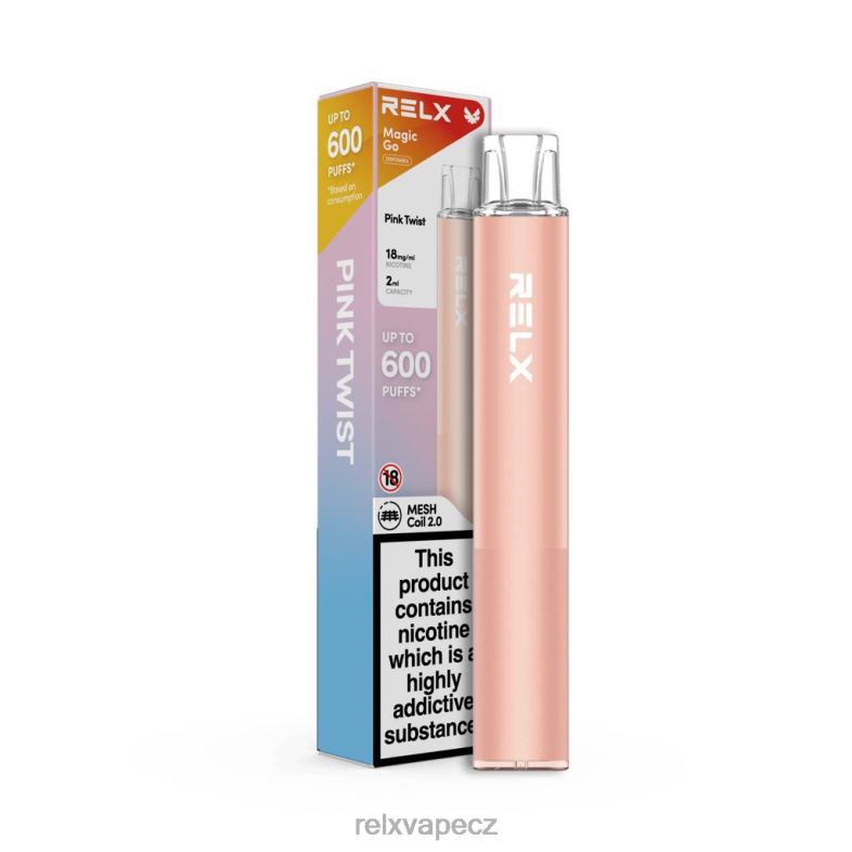 RELX Vape Flavours | RELX MagicGo ga600 růžový twist H2L2P49