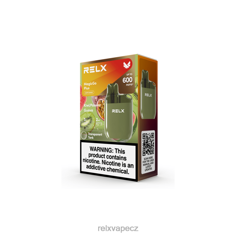 RELX Czech Republic | RELX MagicGo plus sa600 kiwi vášeň guava H2L2P54