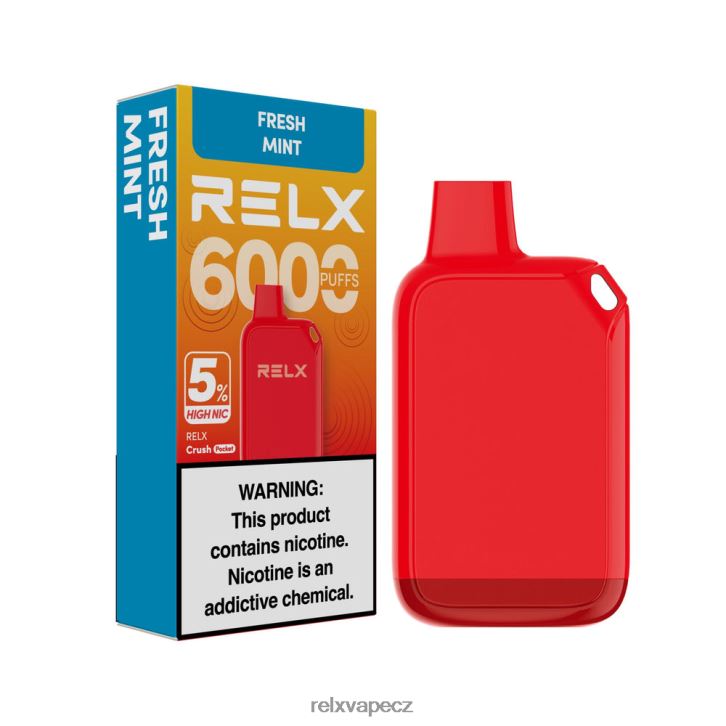 RELX Crush Pocket 6000 5% vysoké nic čerstvou mátou 8RHJ6P29 - Relx Cz