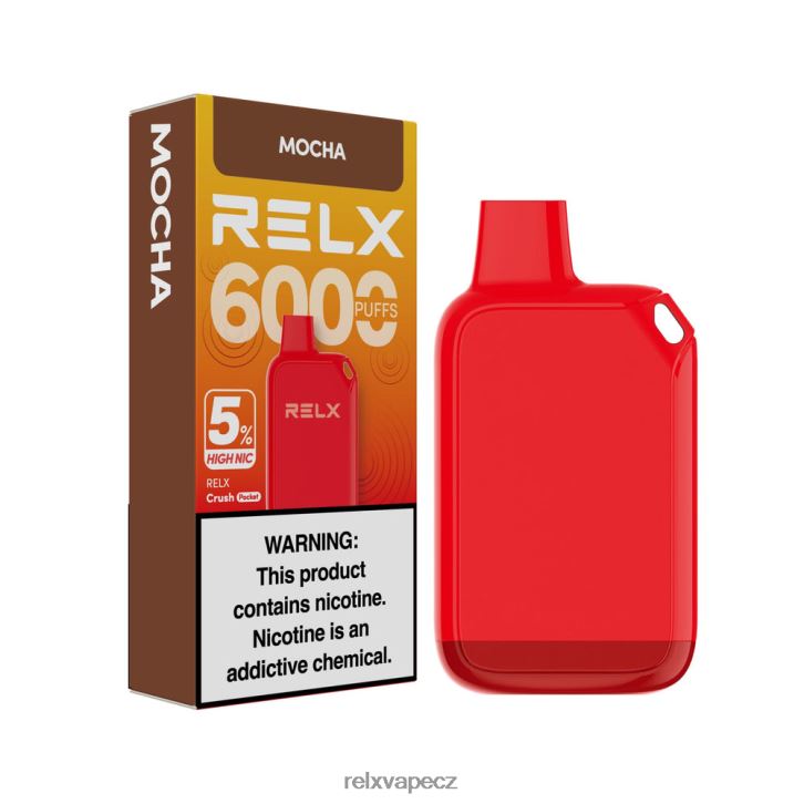 RELX Crush Pocket 6000 5% vysoké nic moka 8RHJ6P25 - Relx Recenze