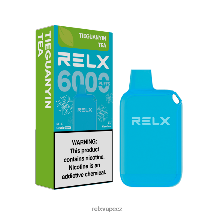 RELX Crush Pocket 6000 ledových čaj tieguanyin 8RHJ6P22 - Relx Praha
