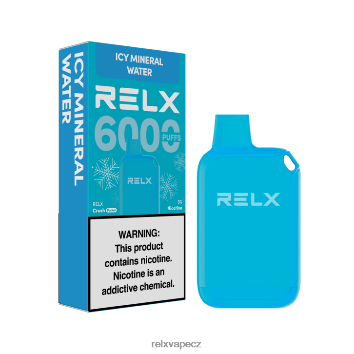 RELX Crush Pocket 6000 ledových ledová minerální voda 8RHJ6P23 - Relx Vape For Sale