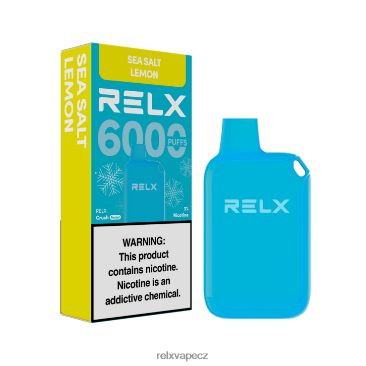 RELX Crush Pocket 6000 ledových mořská sůl citron 8RHJ6P11 - Relx Cz