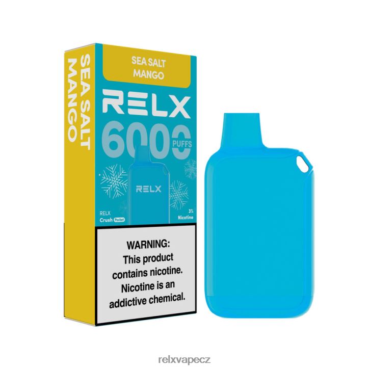 RELX Crush Pocket 6000 ledových mořská sůl mango 8RHJ6P13 - Relx Praha