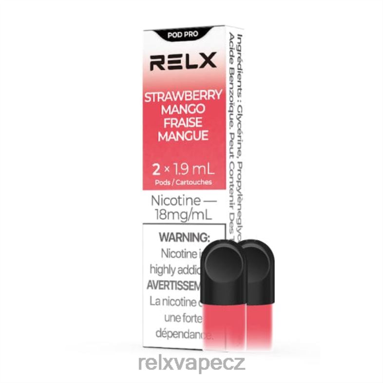 RELX Czech Republic | RELX pod pro - 2 lusky jahodové mango H2L2P3
