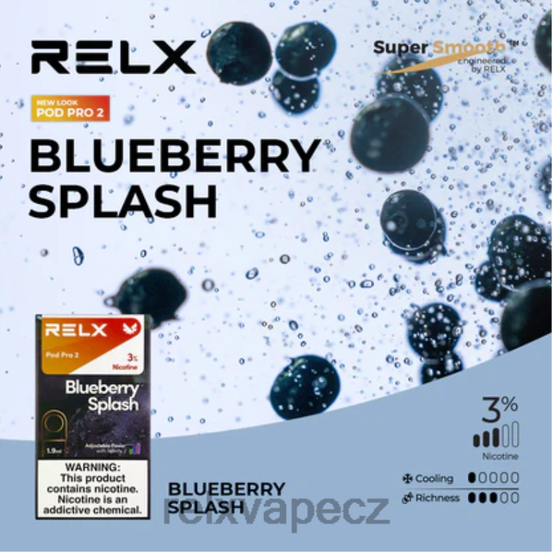 RELX Papieros Cena | RELX pod pro 2 - 3 lusky borůvka H2L2P90