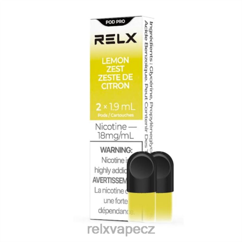 RELX Papieros Cena | RELX pod pro - 2 lusky citrónová kůra H2L2P19