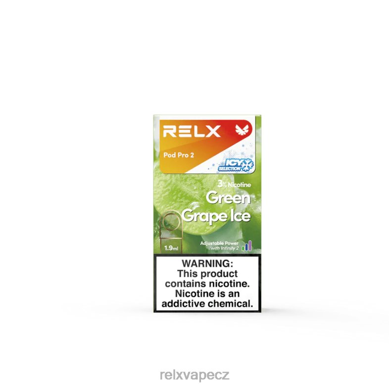 RELX Recenze | RELX pod pro 2 - 3 lusky zelené hrozny H2L2P118