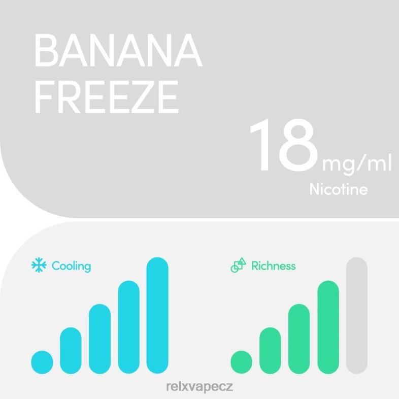 RELX Vape Flavours | RELX pod pro - 2 lusky banán zmrazit H2L2P18